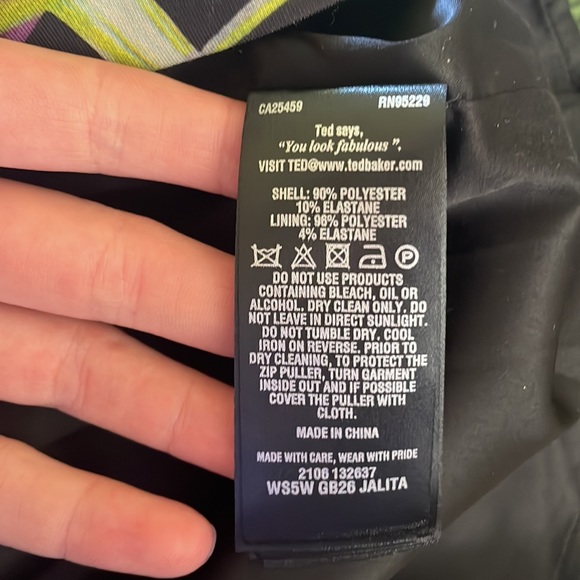 Ted Baker Dress Size 3 EUC - Picture 9 of 10